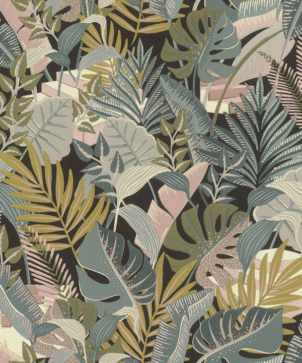 TROPICAL HOUSE Wallpaper Pattern No 687804