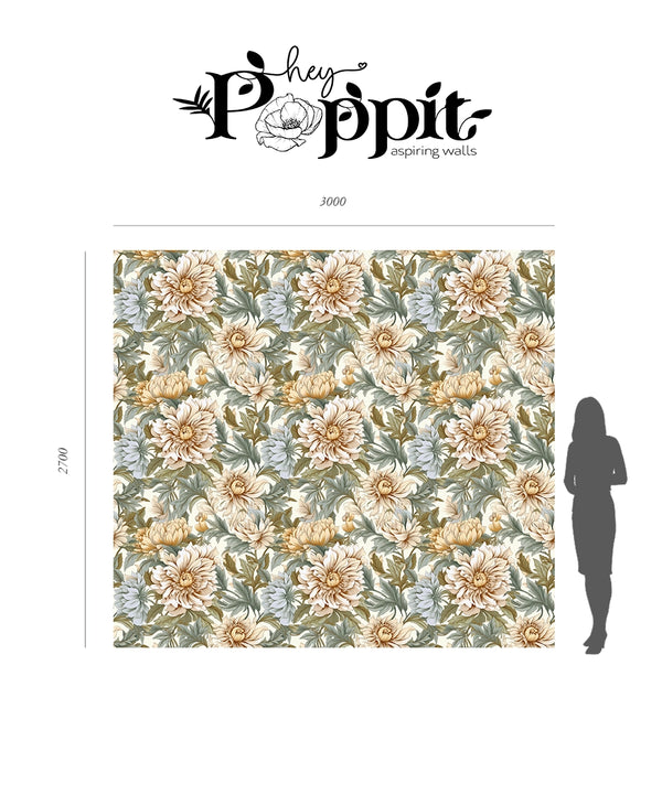 HEY POPPIT Wallpaper Pattern No - LESLEY (64151, 64152, 64153)