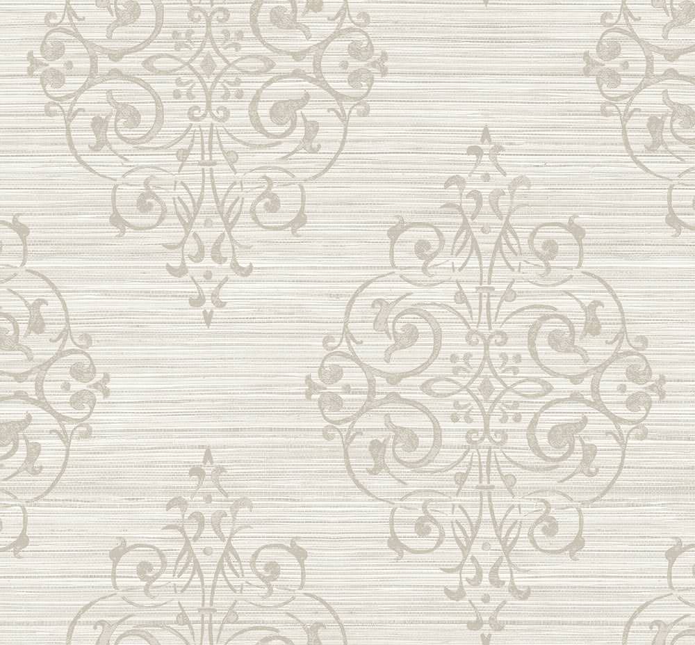 WHITE ON WHITE Wallpaper Pattern No OY34906